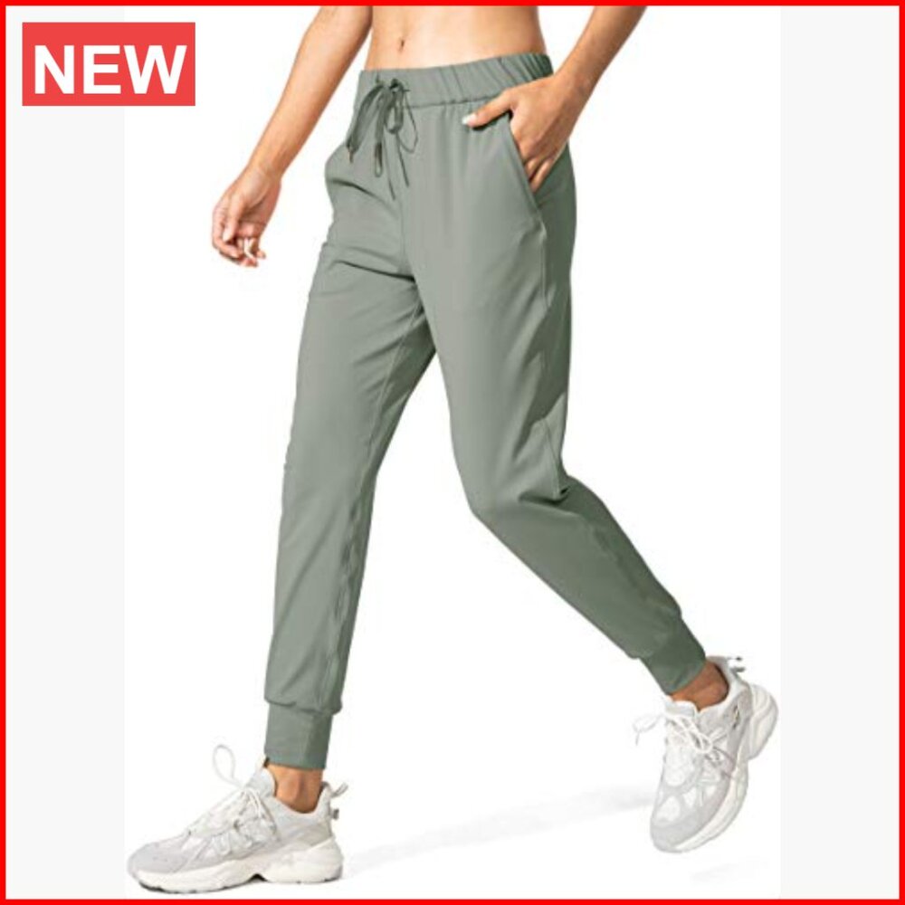 Polyamide Elastane Joggers with Drawstring and De… - image 4